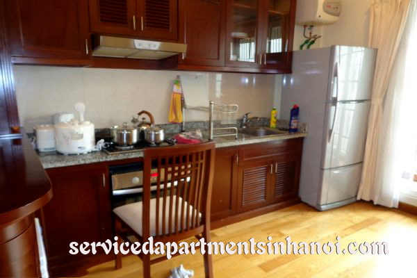 Spacious two bedroom serviced apartment for rent in Hoan Kiem, full services. 5