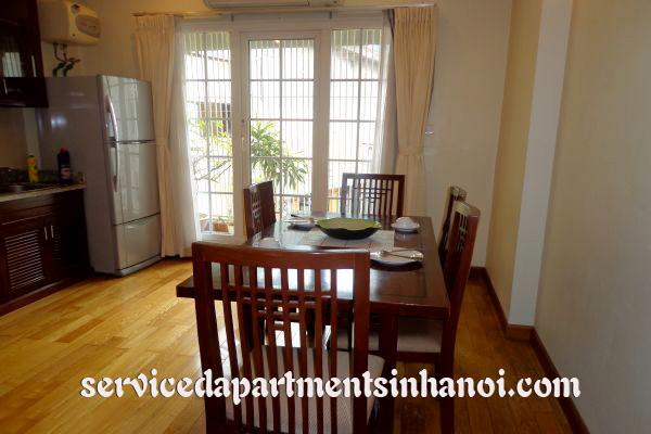 Spacious two bedroom serviced apartment for rent in Hoan Kiem, full services. 6