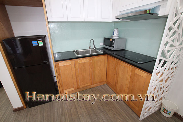 Spacious two bedroom serviced apartment for rent in Tay Ho at high level 5