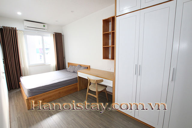 Spacious two bedroom serviced apartment for rent in Tay Ho at high level 7