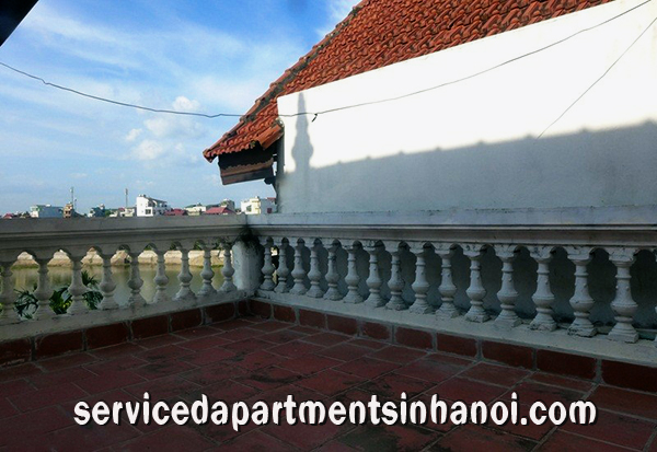 Spacious Villa for rent in To Ngoc Van street, Tay Ho Big Courtyard 20