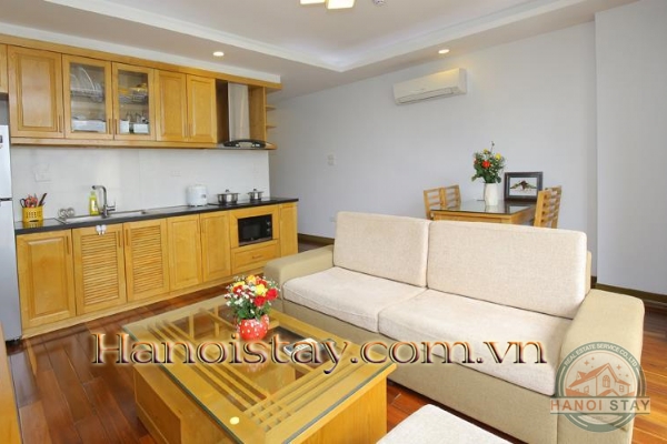 *Spectacular One Bedroom Apartment Rental in Truc Bach Area, Ba Dinh* 5