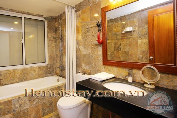 *Spectacular One Bedroom Apartment Rental in Truc Bach Area, Ba Dinh* 12