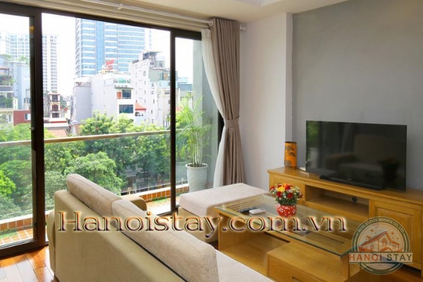 *Spectacular One Bedroom Apartment Rental in Truc Bach Area, Ba Dinh* 9