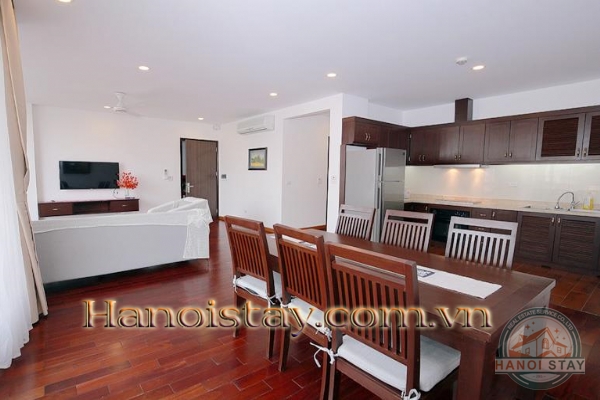 *Spectacular Open View Three Bedroom Apartment Rental in To ngoc Van street, Tay Ho* 8