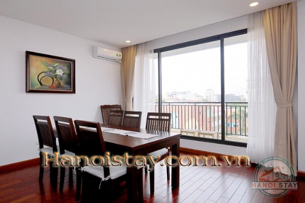 *Spectacular Open View Three Bedroom Apartment Rental in To ngoc Van street, Tay Ho* 11