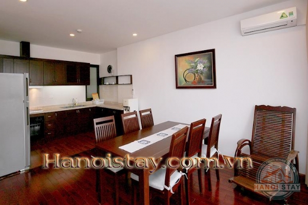 *Spectacular Open View Three Bedroom Apartment Rental in To ngoc Van street, Tay Ho* 12