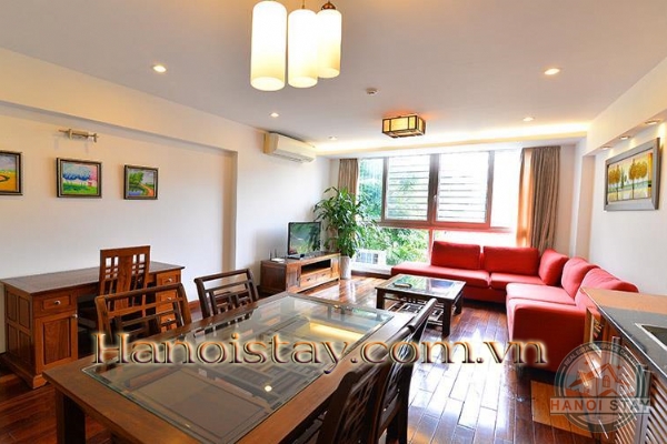 Spectacular serviced apartment for rent in Truc Bach Area, Lake View, Great Location 2