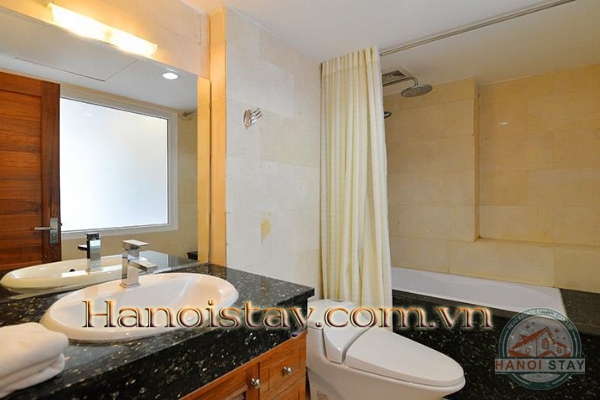 Spectacular serviced apartment for rent in Truc Bach Area, Lake View, Great Location 9