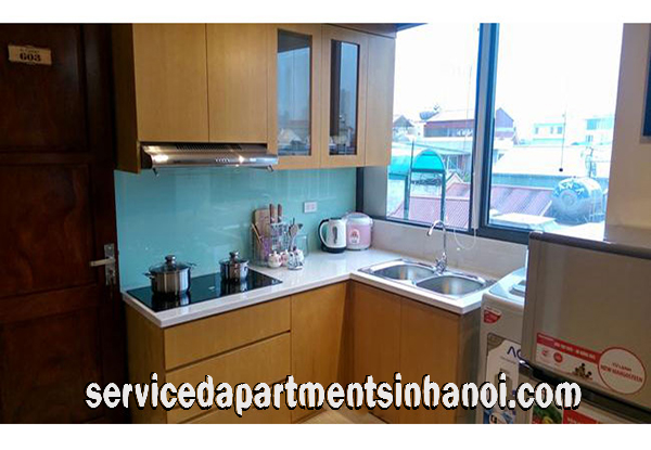 Studio Type Apartment for rent in Lieu Giai Str, Ba Dinh, Well designed 3