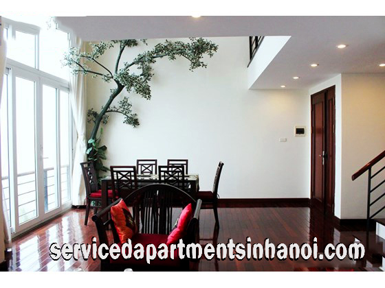 Stunning Duplex Two Bedroom Apartment for rent in Thuy Khue, Tay Ho, Beautiful Lakeview 4