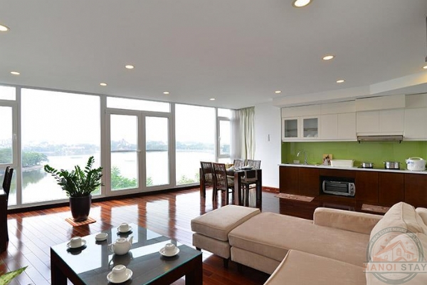 Stunning Lake View 2BR Apartment for Rent in Truc Bach, Ba Dinh 4