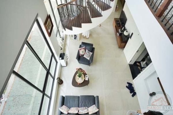 Stunning Lake View Penthouse apartment for rent in Trich Sai street with airy view from higher 17