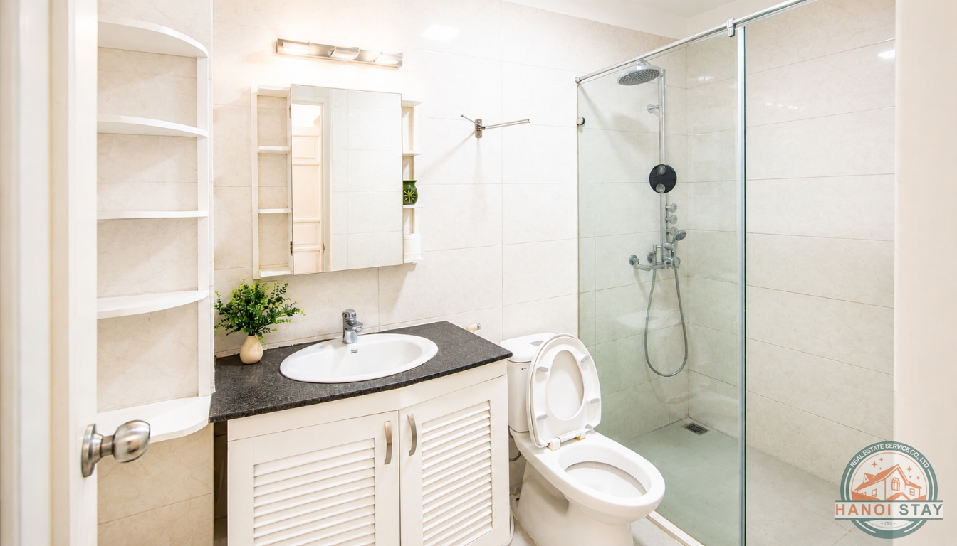 Stunning LAKE VIEW Two Bedroom Property Rental TU HOA AREA, TAY HO, BIG BALCONY 1