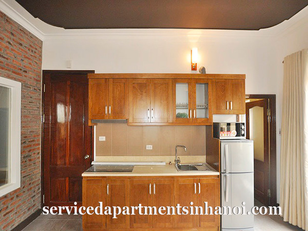 Stunning rental serviced apartment for rent in Tay Ho, one bed, full of light 2
