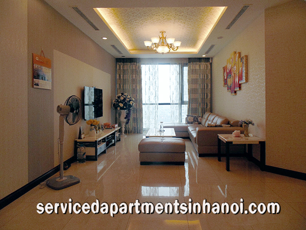 Stunning Three bedroom apartment for rent in R3, Vinhomes Royal City 2