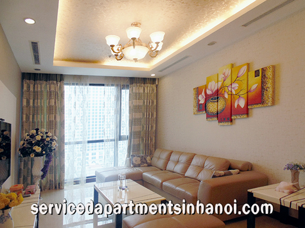 Stunning Three bedroom apartment for rent in R3, Vinhomes Royal City 3