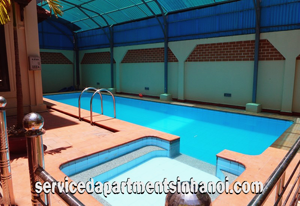 Stunning Villa For rent in Xom Chua Village, Tay Ho area, Beautiful swimming Pool 2