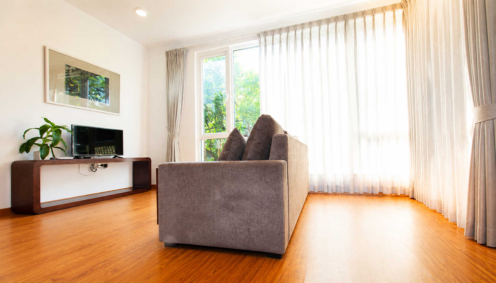 Well Designed Property For Rent in To Ngoc Van street, Tay Ho, Two beds, Open Living Room