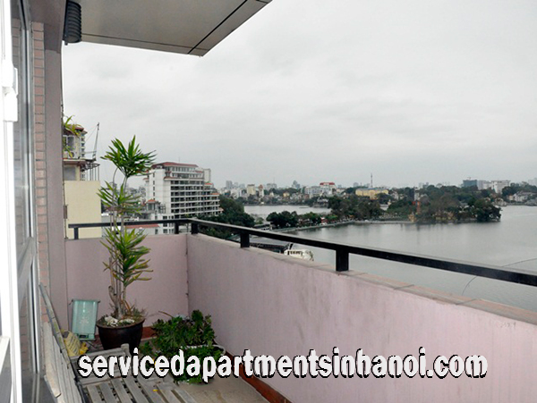Stylish Two Bedroom Apartment for rent in Yen Phu Area, Tay Ho, Very nice view 8
