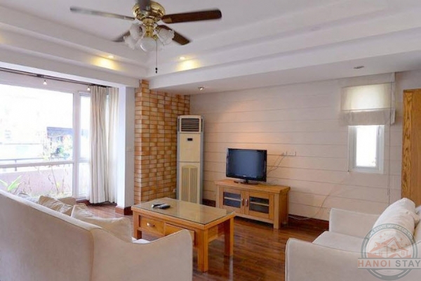 Stylish Two Bedroom Apartment Rental in Yen Phu Area, Tay Ho, Nice Balcony with Beautiful View 5
