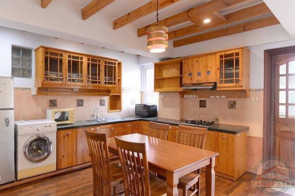 Stylish Two Bedroom Apartment Rental in Yen Phu Area, Tay Ho, Nice Balcony with Beautiful View 6