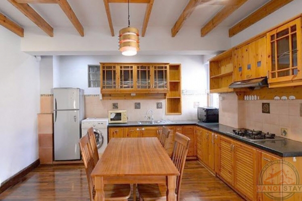 Stylish Two Bedroom Apartment Rental in Yen Phu Area, Tay Ho, Nice Balcony with Beautiful View 7