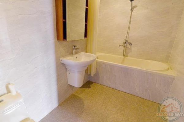 Stylish Two Bedroom Apartment Rental in Yen Phu Area, Tay Ho, Nice Balcony with Beautiful View 13