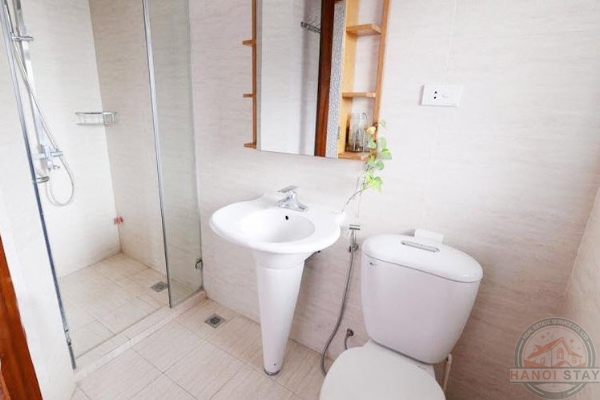 Stylish Two Bedroom Apartment Rental in Yen Phu Area, Tay Ho, Nice Balcony with Beautiful View 8