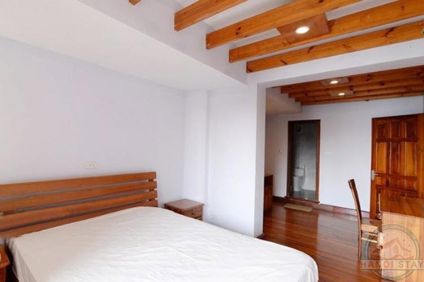 Stylish Two Bedroom Apartment Rental in Yen Phu Area, Tay Ho, Nice Balcony with Beautiful View 9