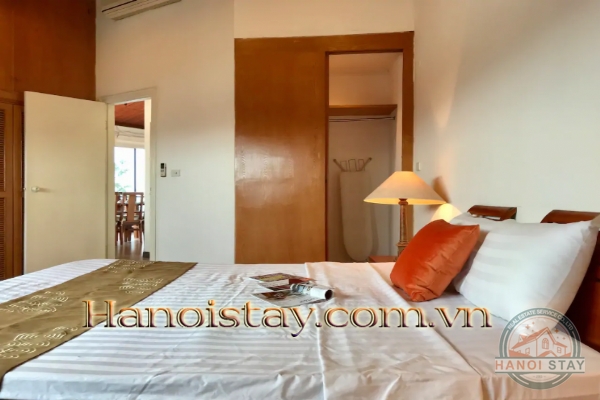 Stylist Three apartment Rental in Truc Bach area, Big Building, Lakeview 4