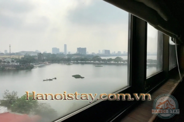 Stylist Three apartment Rental in Truc Bach area, Big Building, Lakeview 5