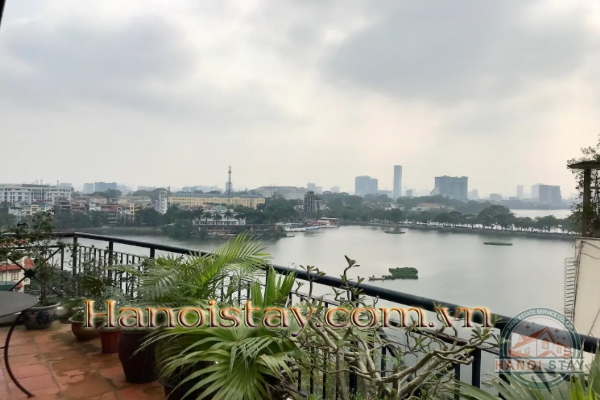 Stylist Three apartment Rental in Truc Bach area, Big Building, Lakeview 15
