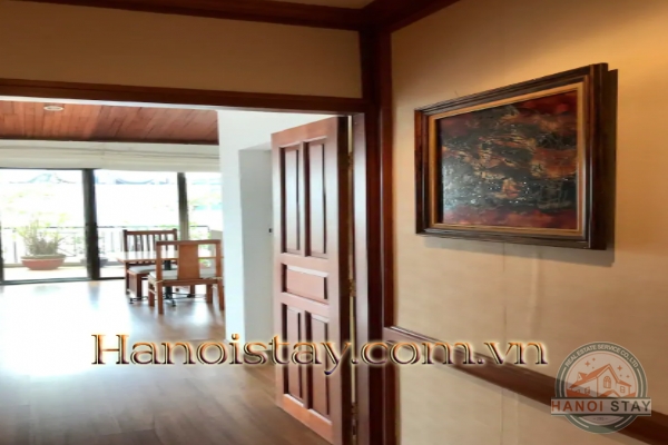 Stylist Three apartment Rental in Truc Bach area, Big Building, Lakeview 18