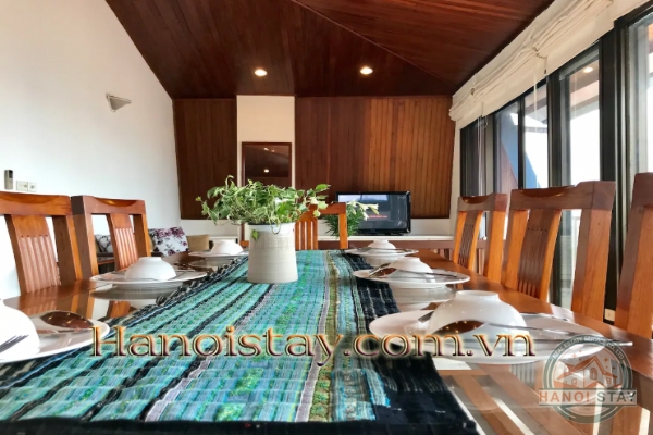 Stylist Three apartment Rental in Truc Bach area, Big Building, Lakeview 24
