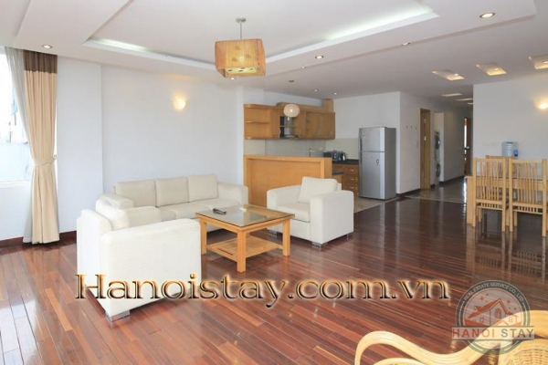 Super Bright & Spacious Two Bedroom Property For Rent in Truc Bach Area, Ba Dinh, Big Balcony 2