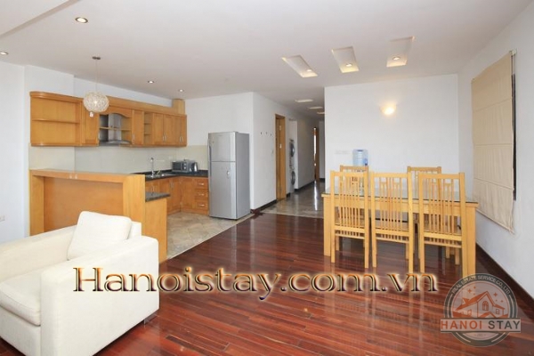 Super Bright & Spacious Two Bedroom Property For Rent in Truc Bach Area, Ba Dinh, Big Balcony 5