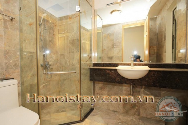 Super Bright & Spacious Two Bedroom Property For Rent in Truc Bach Area, Ba Dinh, Big Balcony 13