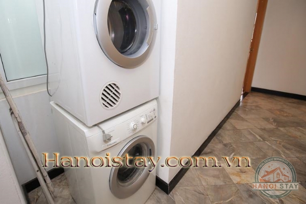 Super Bright & Spacious Two Bedroom Property For Rent in Truc Bach Area, Ba Dinh, Big Balcony 14