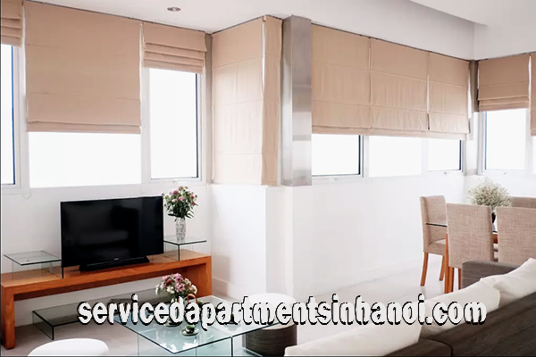 Super Bright Two Bedroom Duplex Apartment Rental in Truc Bach Area, Ba Dinh 19