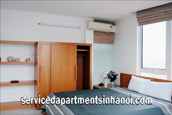 Super Bright Two Bedroom Duplex Apartment Rental in Truc Bach Area, Ba Dinh 2