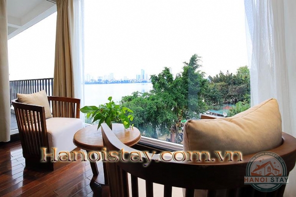 Super hot Lake Front 2 bedroom serviced apartment Rental in Quang Khanh street, Center of West Lake 10