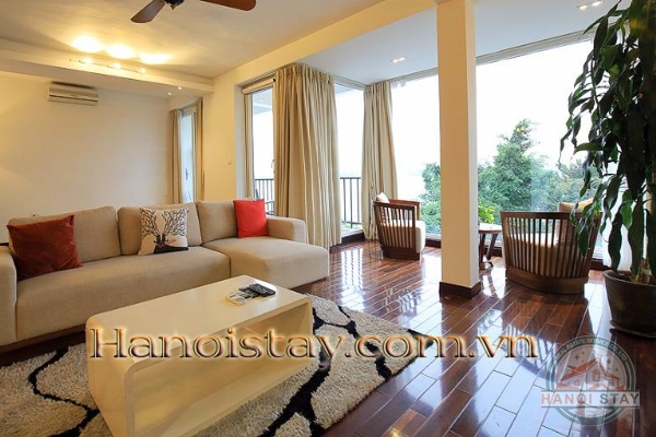 Super hot Lake Front 2 bedroom serviced apartment Rental in Quang Khanh street, Center of West Lake 11