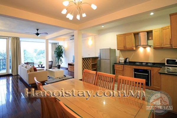 Super hot Lake Front 2 bedroom serviced apartment Rental in Quang Khanh street, Center of West Lake 6