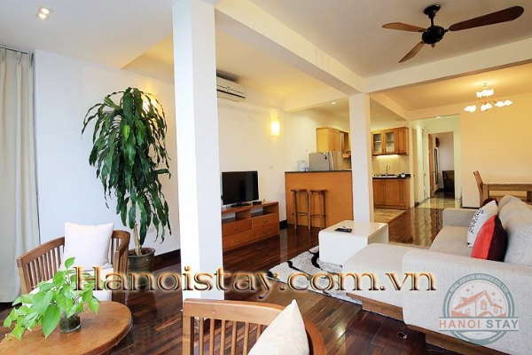 Super hot Lake Front 2 bedroom serviced apartment Rental in Quang Khanh street, Center of West Lake 7