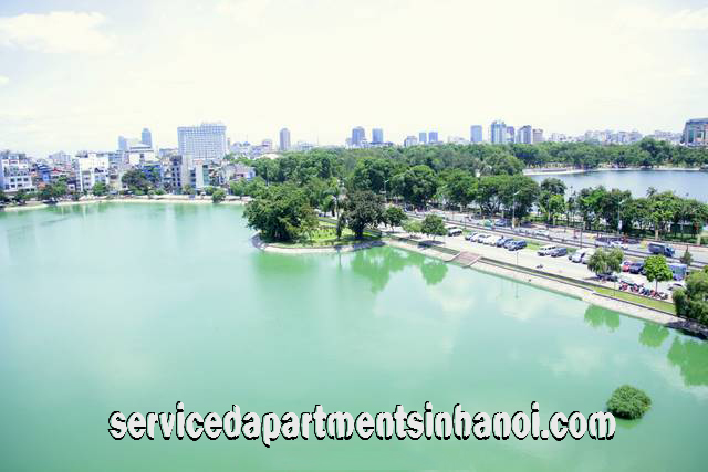 Super Modern Two Bedroom Apartment with Lake View Rental in Dong Da 1