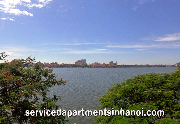 Three bedroom Apartment Facing to The lake with Lovely Balcony in Tay Ho 1