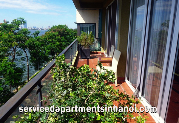 Three bedroom Apartment Facing to The lake with Lovely Balcony in Tay Ho 2