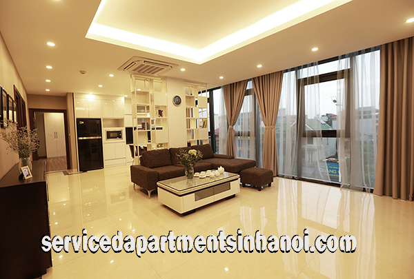 Three bedroom apartment modern design for rent in Tay Ho 1