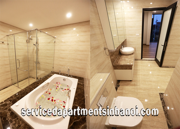Three bedroom apartment modern design for rent in Tay Ho 15
